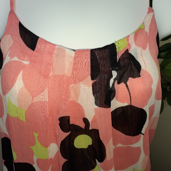 3/$15 NY&CO Spaghetti strap Floral print Top - Picture 9 of 11